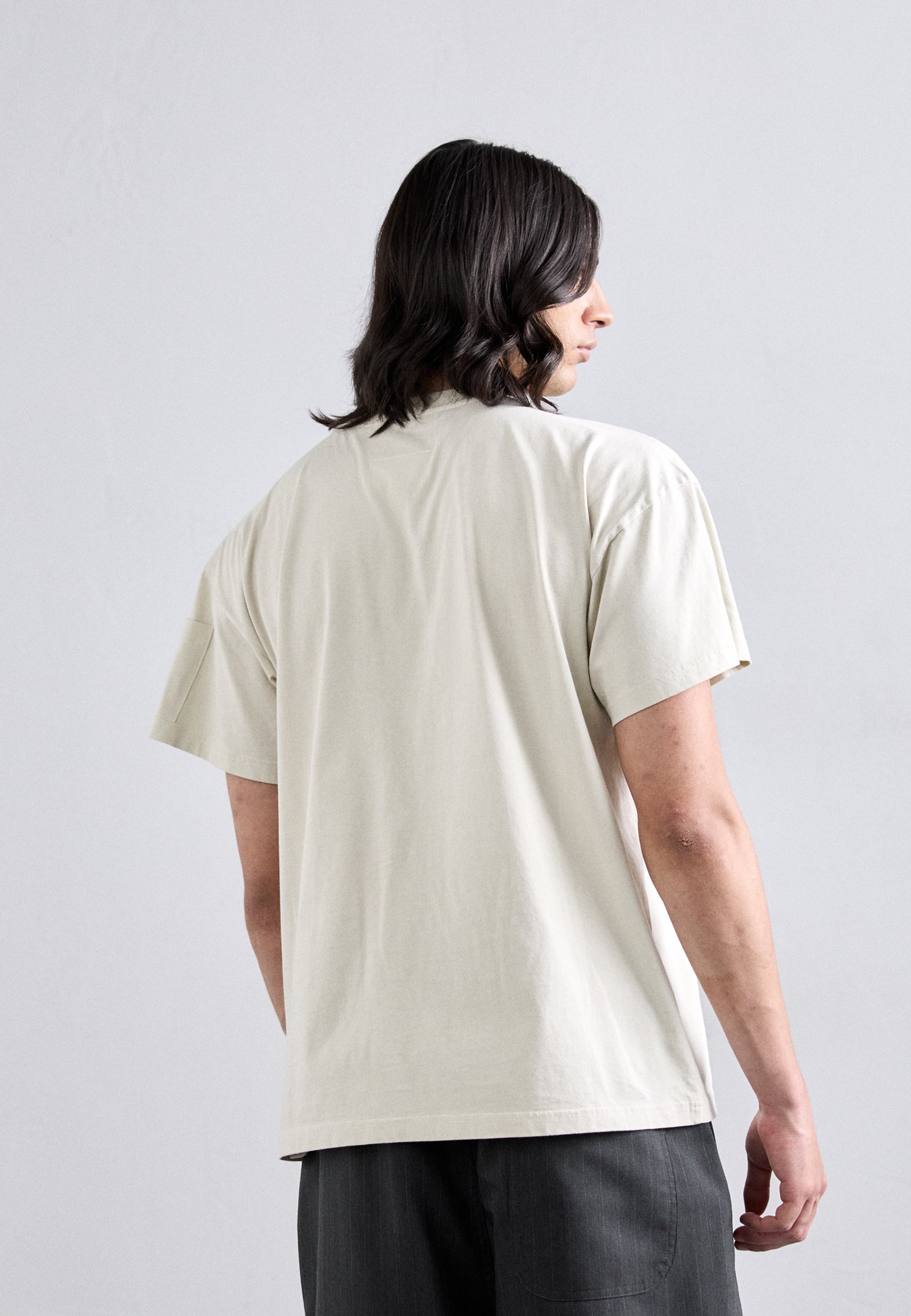 Tシャツ・カットソー MM6 MAISON MARGIELA Melange Brown Wool Blend Sweater 메종마르지엘라(Maison Margiela) | MM6 MAISON MARGIELA