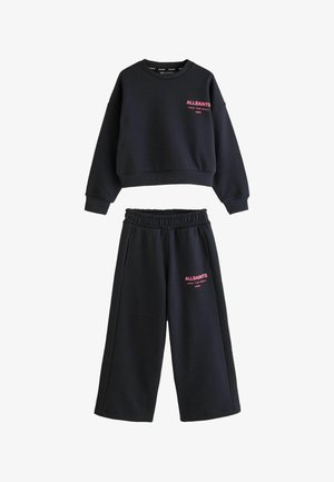 smALLSAINTS, UNDERGROUND SWEATSHIRT AND WIDE LEG JOGGERS SET - Trainingspak - black