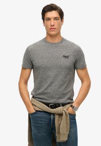 Superdry & Co VINTAGE LOGO  - T-shirt basic - asphalt grey grit
