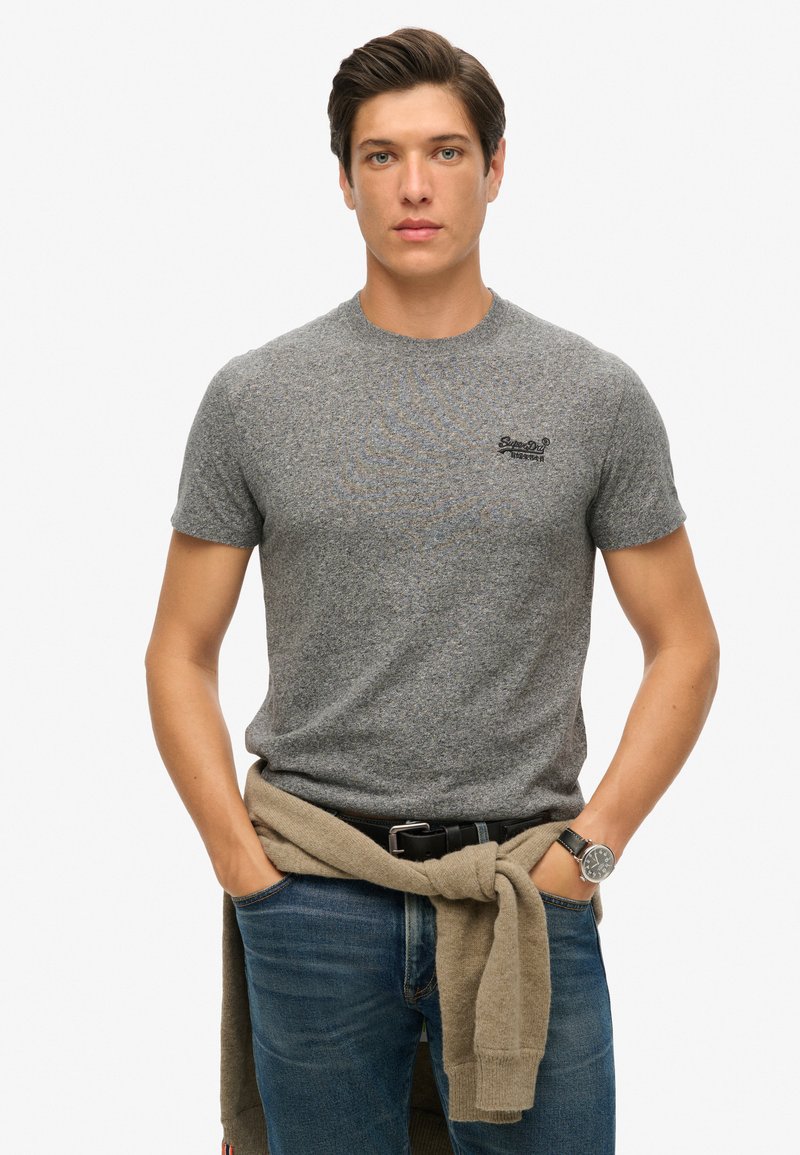Superdry & Co VINTAGE LOGO  - T-shirt basic - asphalt grey grit