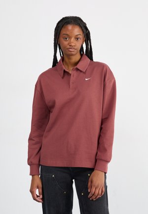 SPORTSWEAR ESSENTIAL - Top s dlhým rukávom - red sepia