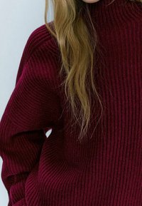 Massimo Dutti Strickpullover - bordeaux