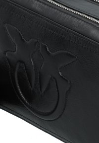 Pinko CARRIE CAMERA BAG CLASSIC - Schoudertas - limo black/brushed silver