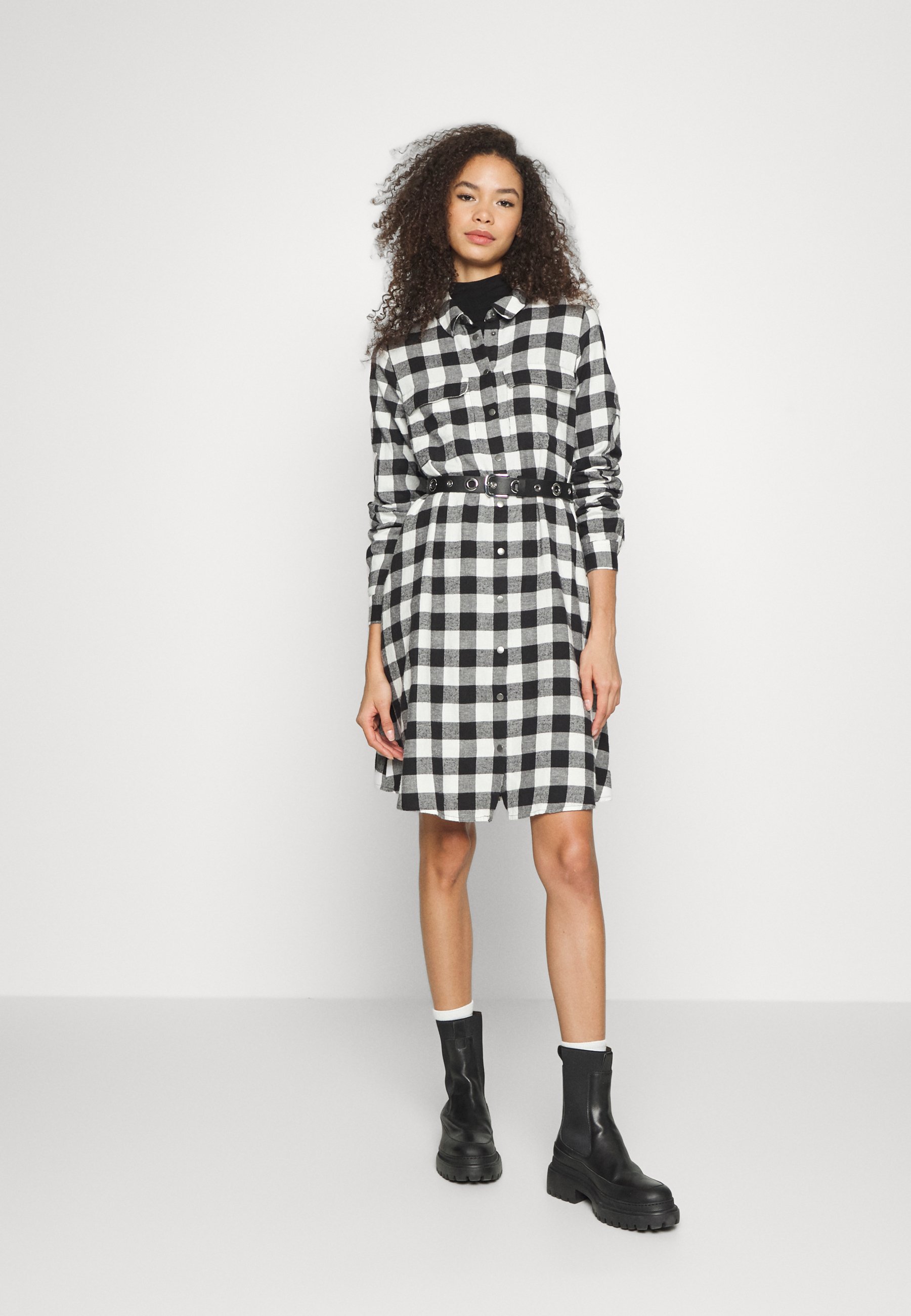 Noisy May NMATLE SHIRT DRESS - Abito a camicia - partridge/marrone - Zalando .it