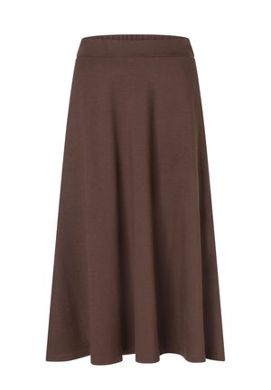 More & More, MORE & MORE UNKOMPLIZIERTER, WEITER JERSEY-SCHLUPFROCK - A-line skirt - espresso brown