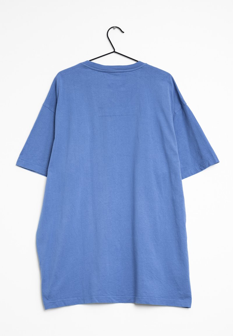 T-shirt Pierre Cardin Bleu à Rayures – Taille M, Coton, Col Rond, Fabriqué En Israël