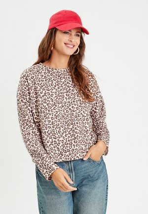 Maglietta a manica lunga - beige