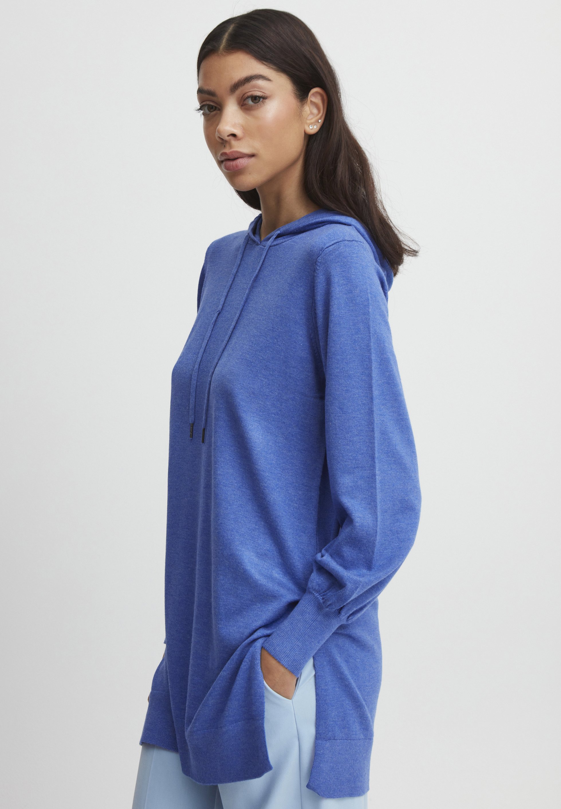 b.young BYPimba - Hoodie - strong blue melange/blauw