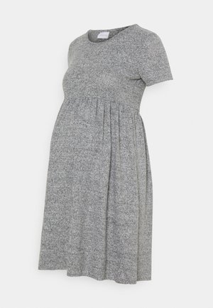 MLCAILA DRESS - Vestido de punto - medium grey melange
