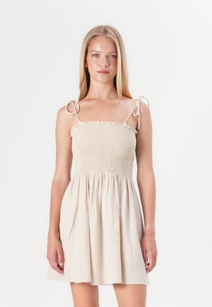 ONLTIZANA STRAP - Day dress - beige