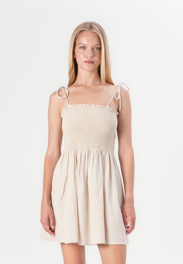 ONLTIZANA STRAP - Day dress - beige