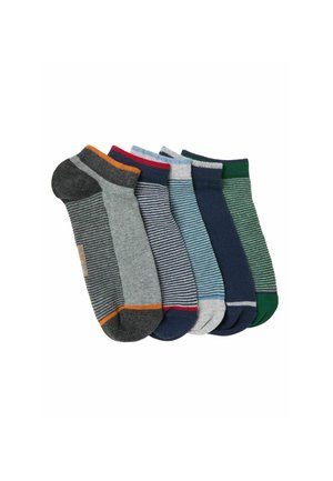 5 PAIRS OF STRIPE TRAINER  - Socken - grey