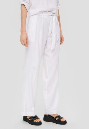 s.Oliver, REGULAR - Stoffhose - weiß