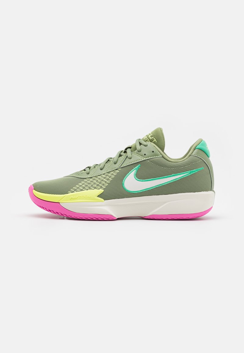 Nike Performance GT CUT ACADEMY - Košarkarski copati - oil green/sail/spring green