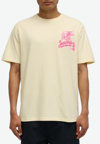 Superdry & Co LO-FI PUNK GRAPHIC - T-shirts print - urban cream