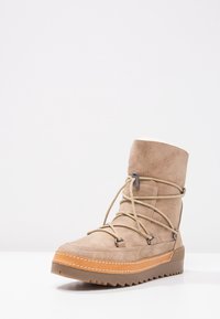 Anna Field Šněrovací kotníkové boty - beige