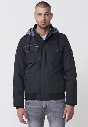 Sudadera con cremallera - black