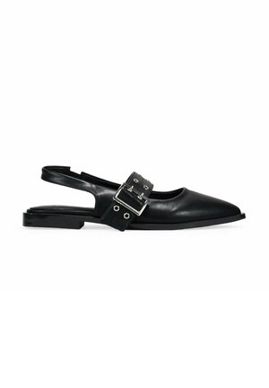 CON TIRA Y HEBILLA - Slingback ballet pumps - black