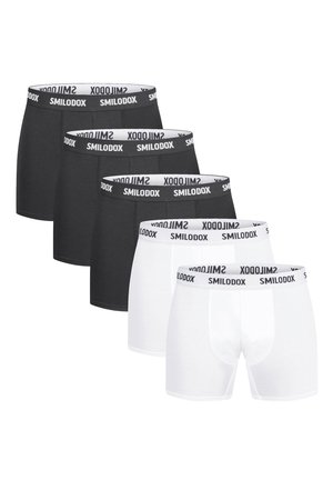 5 PACK STRETCH BOXER BRIEFS - Panties - schwarz   weiß
