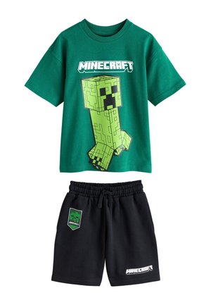 Next, MINECRAFT SET - Træningsbukser - dark green/black