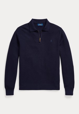 Polo Ralph Lauren, WASHABLE WOOL POLO-COLLAR SWEATER - Пуловер - hunter navy