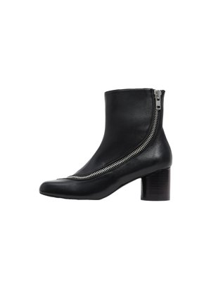 CON CREMALLERA - Lage laarzen - black