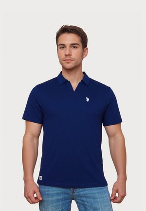 U.S. Polo Assn. U.S. POLO ASSN. POLOSHIRT KURZARMSHIRT KNOPFLOS - Poloshirt - dunkelblau