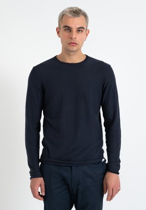 NAI0211D3 LONGSLEEVE - Sweatshirt - marine