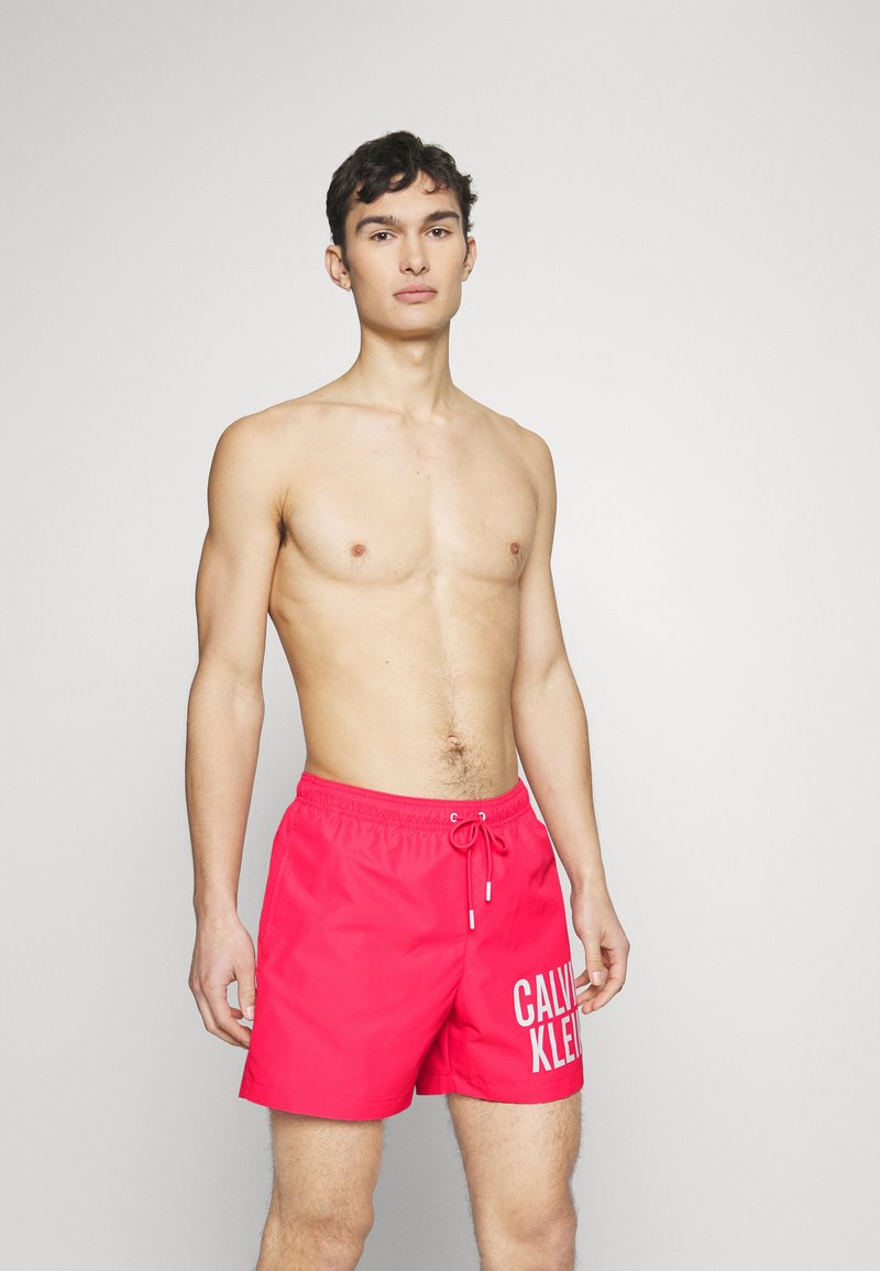 Calvin Klein Swimwear MEDIUM DRAWSTRING - Badeshorts - pink flash