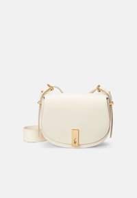 POLO ID LEATHER SADDLE BAG - Mala a tiracolo - ivory