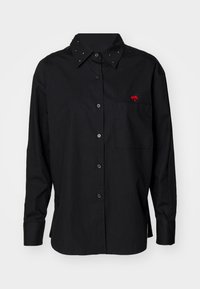 PATCH AND COLLAR STUDS - Chemisier - black