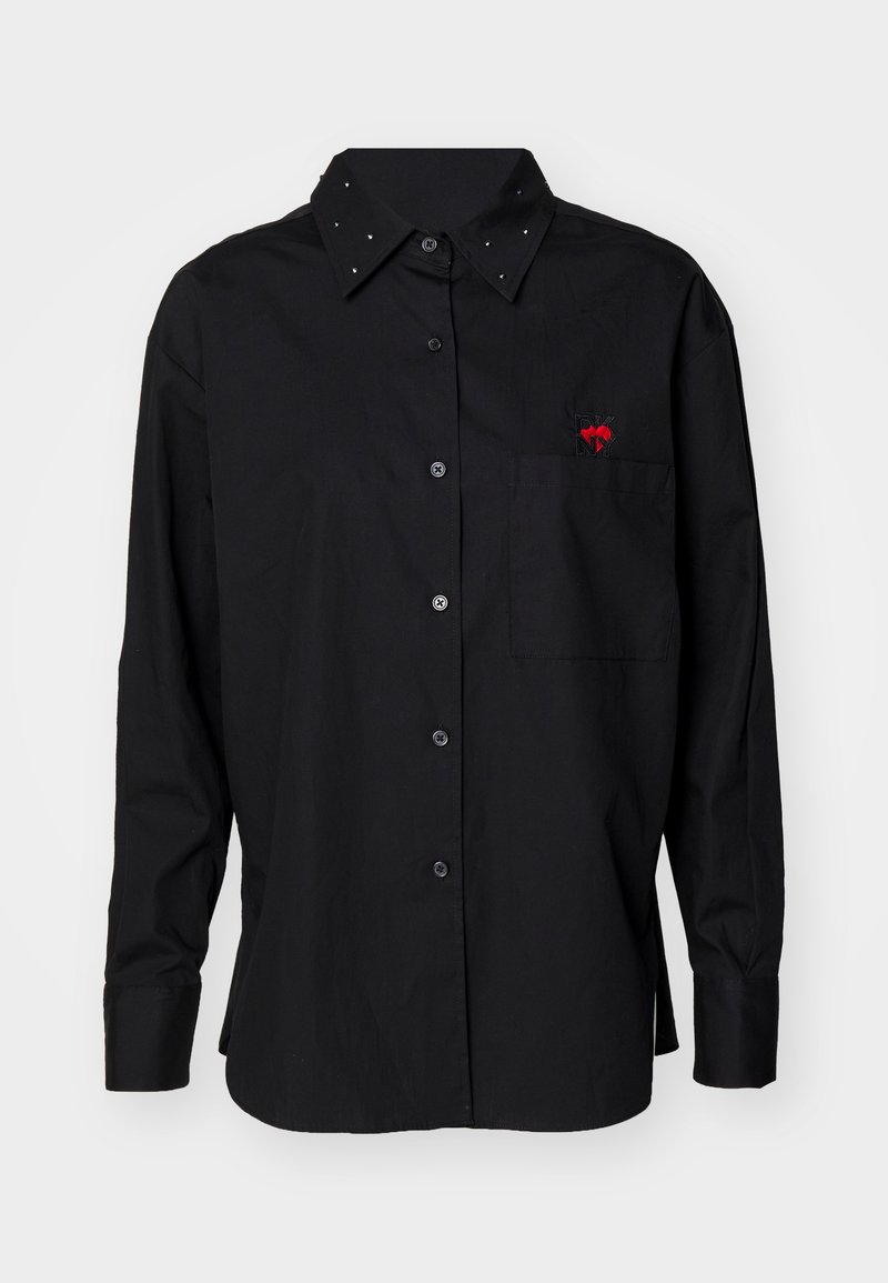 DKNY Overhemdblouse zwart DKNY Overhemdblouse zwart
