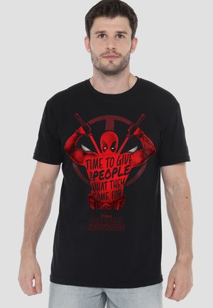 Marvel GIVE PEOPLE THE DEADPOOL - Print T-shirt - black