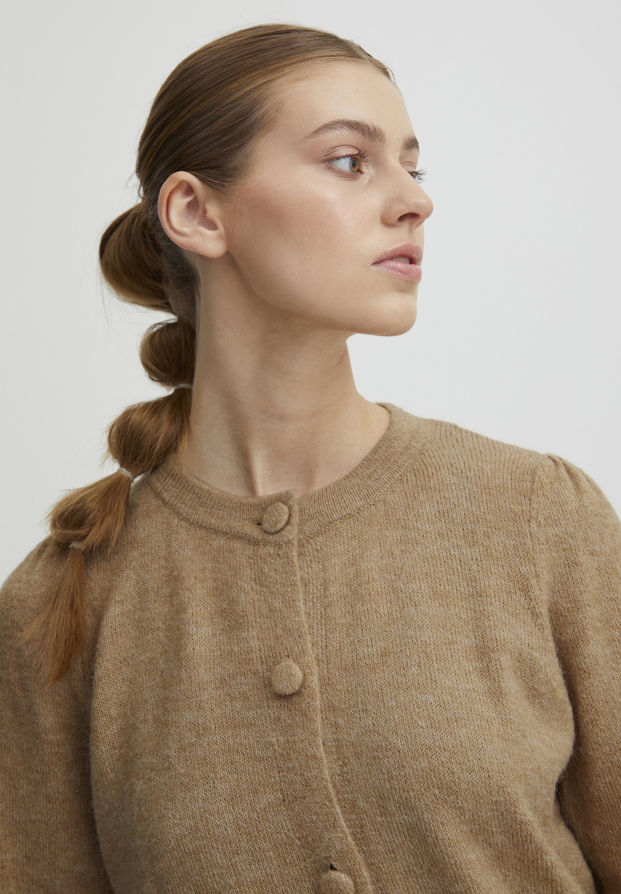 売れ筋商品|||イチ ニット&セーター レディース アウター IHKAMARA - Cardigan - mottled beige イチ ニット&セーター レディース アウター IHKamara - Cardigan