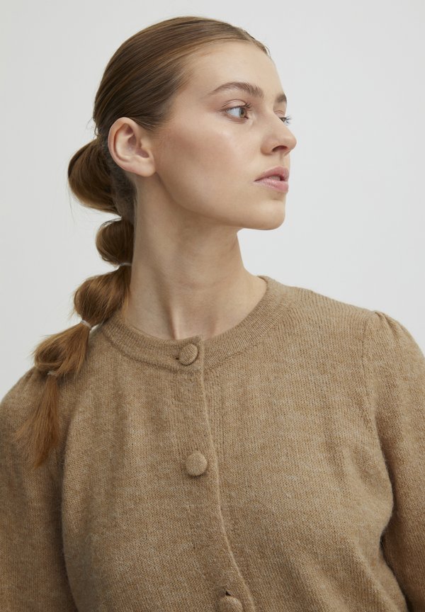 IHKamara - Cardigan - mottled beige4