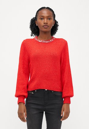 ONLELSA - Strickpullover - high risk red melange