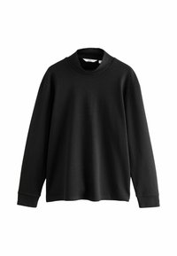 REGULAR FIT TURTLE NECK - Camiseta de manga larga - black