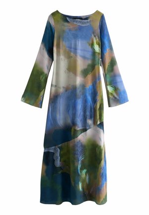 Next COLUMN PETITE  - Maxi šaty - blue digital abstract print