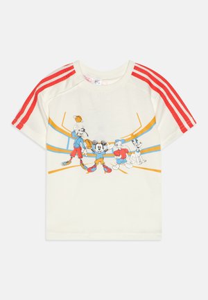 MICKEY MOUSE UNISEX - T-shirt imprimé - off white/bright red/multicolor
