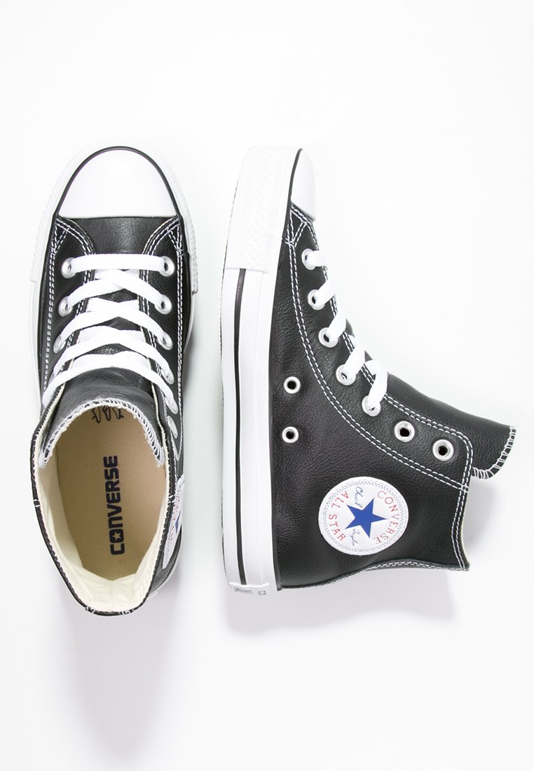 læder nød retfærdig Converse CHUCK TAYLOR ALL STAR HI - Sneakers high - black/sort - Zalando.dk