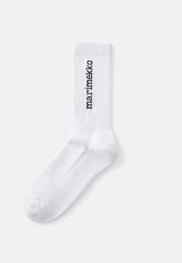 PUIKEA SINGLE LOGO UNISEX - Sokid - white