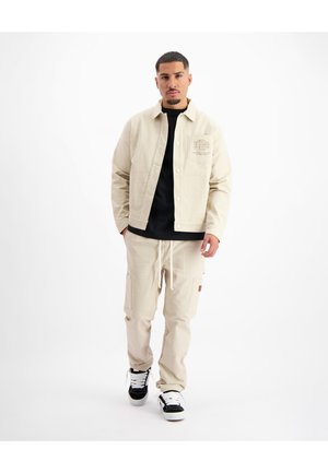 WORKER TWINSET - Broek - sand