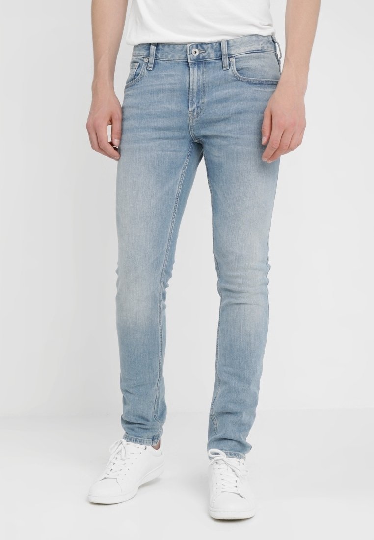 Scotch & Soda Vaqueros pitillo - blue denim