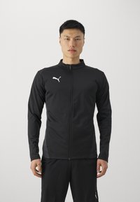 Puma - TEAMGOAL - Treniņjaka - black/white/flat dark gray Miniatūras attēls 1