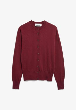 ARMEDANGELS, FINE KNIT - Vest - velvet red
