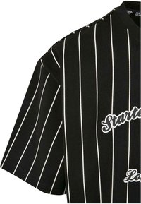 Starter PINESTRIPE - Printtipaita - black