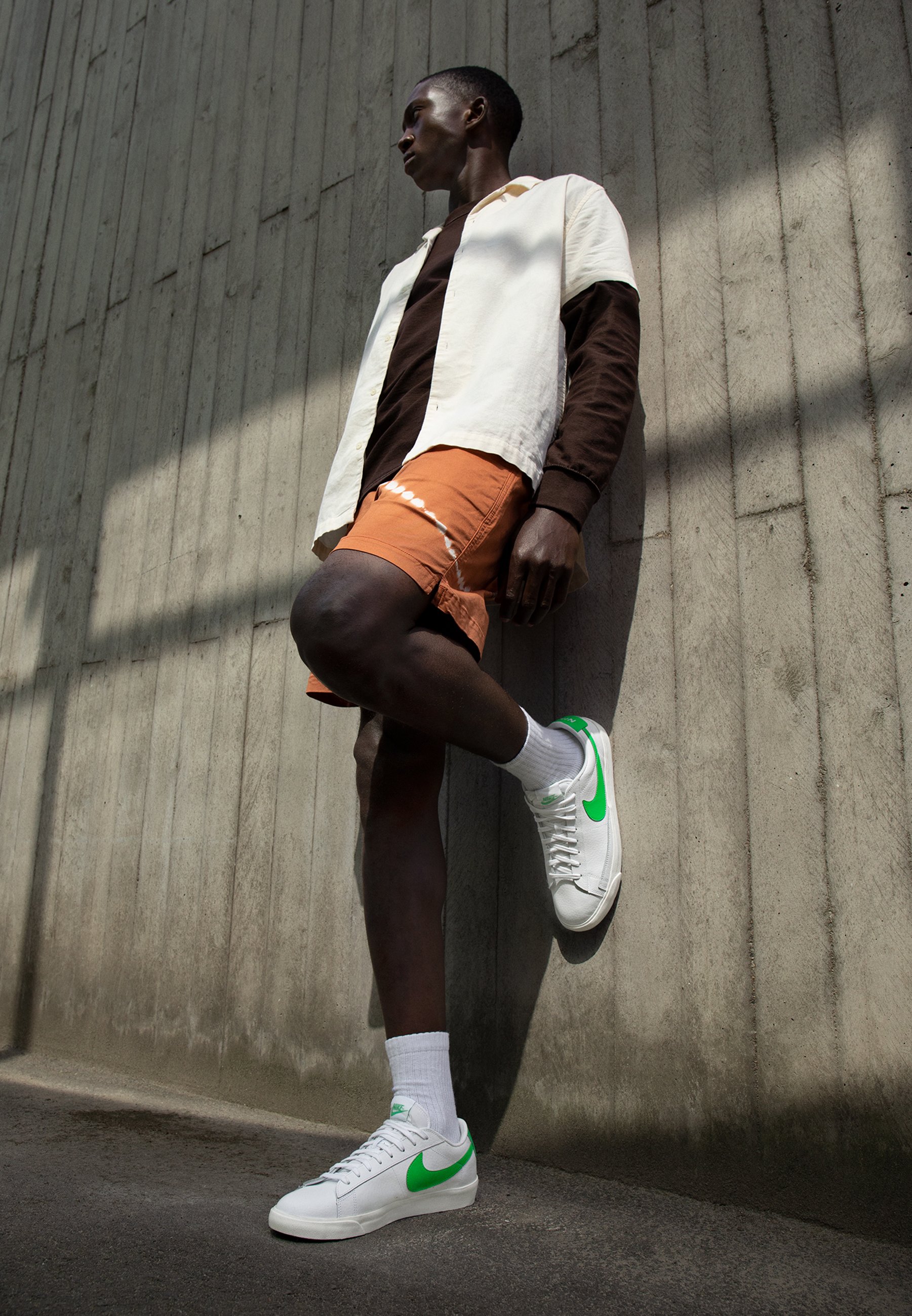Nike Sportswear BLAZER - Zapatillas - white/green spark/sail/blanco -  Zalando.es