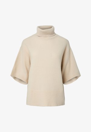 YAS, T-Shirt basic - sandshell