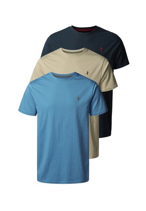 OHIO 3-PACK  - Basic T-shirt - darksap captainsblue laureloak