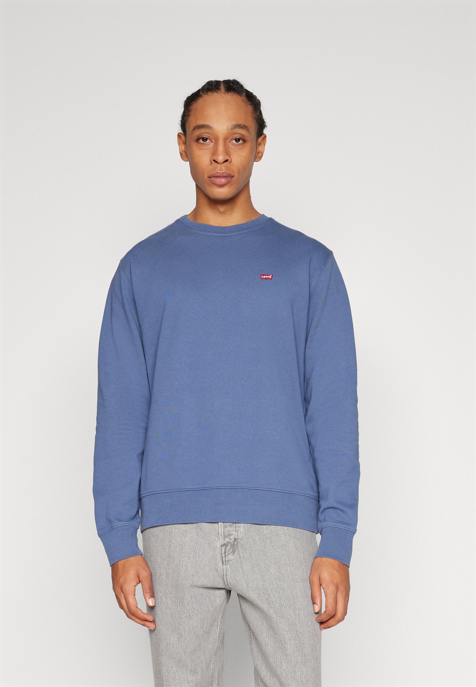 Levis Light Blue Crew Neck Sweater Levi's® ORIGINAL Sweatshirt